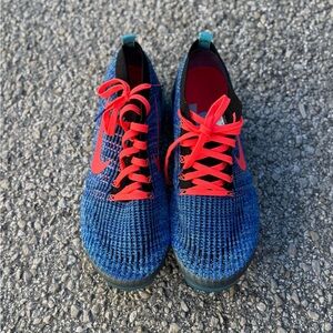 Nike Air VaporMax Flyknit 2 “Racer Blue / Hot Punch” Sneakers